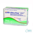 Agulhas BD Ultra Fine III 4mm Pentapoints com 100 unid.