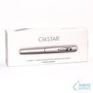 Caneta Clikstar Prata