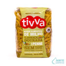 Macarrão tipo Penne s/ Glúten Sabor Linhaça Dourada 500g - Tivva