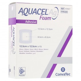 Aquacel Ag Foam 12,5cm x 12,5cm 