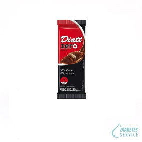Chocolate Meio Amargo 20g - Diatt
