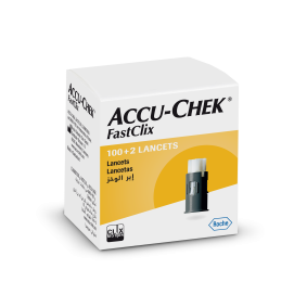 Lancetas Accu-chek FastClix com 102 unidades