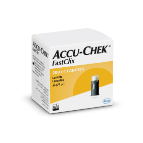 Lancetas Accu-chek FastClix com 204 unidades