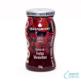 Geléia 100% Fruta de Frutas Vermelhas 250g - Queensberry