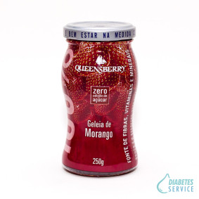 Geléia 100% Fruta Morango 250g - Queensberry