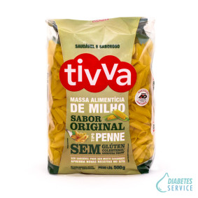 Macarrão tipo Penne s/ Glúten Sabor Original 500g- Tivva