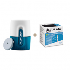  Accu-Chek SmartGuide - Sensor + Accu-Chek Guide com 50 tiras