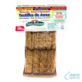 Tostilha de Arroz Semente de Chia e Acerola Doce 100g - Naturefibras